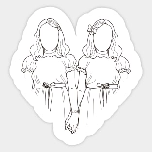 The Shining Twins Sticker